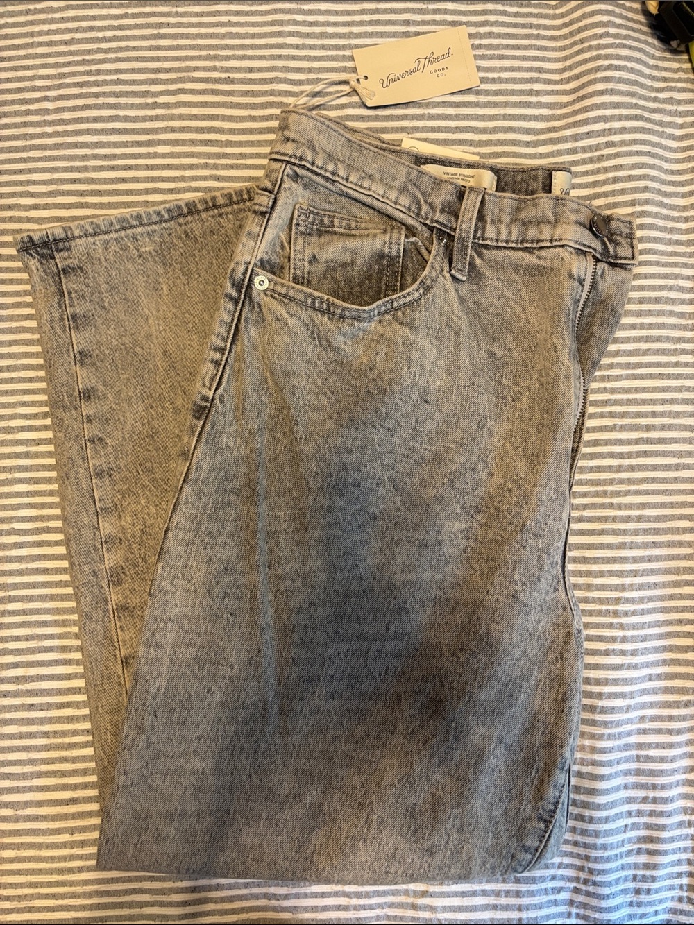 Universal Thread Washed Grey Mom Jeans
